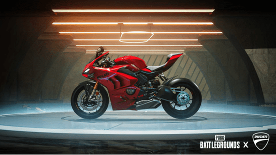 PUBG x Ducati Collaboration: Ride Vibrant Motorcycle Skins in the Game -illustration-