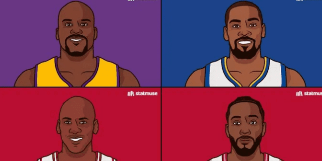 Players with 35+ points and 0 turnovers in a single NBA Finals game: Only Shaq, KD, MJ, and Kawhi. -illustration-