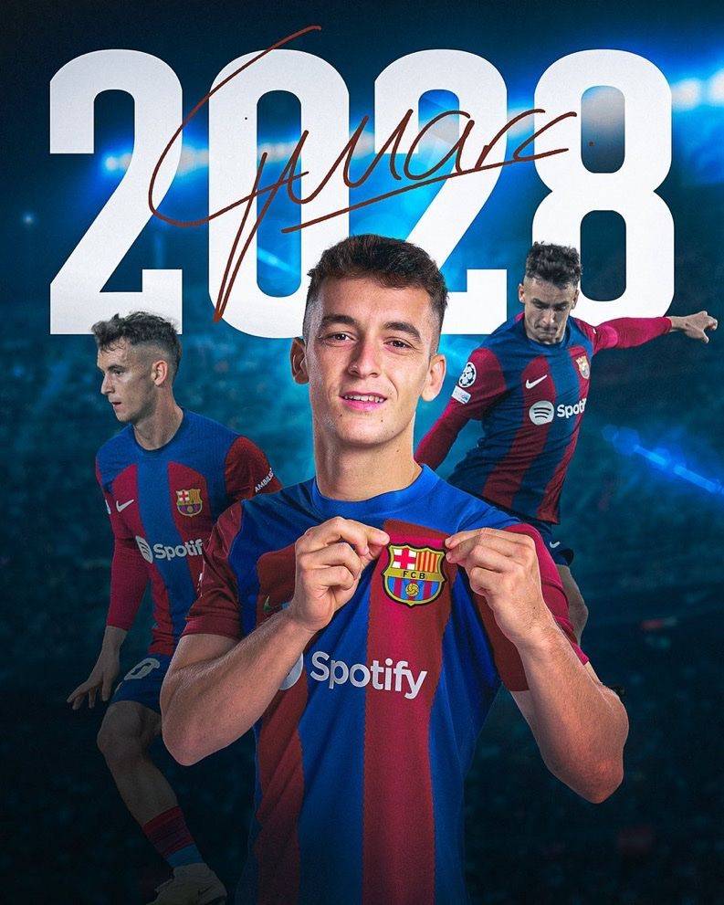 Official: Barcelona extends youngster Casado’s contract until 2028 -illustration-