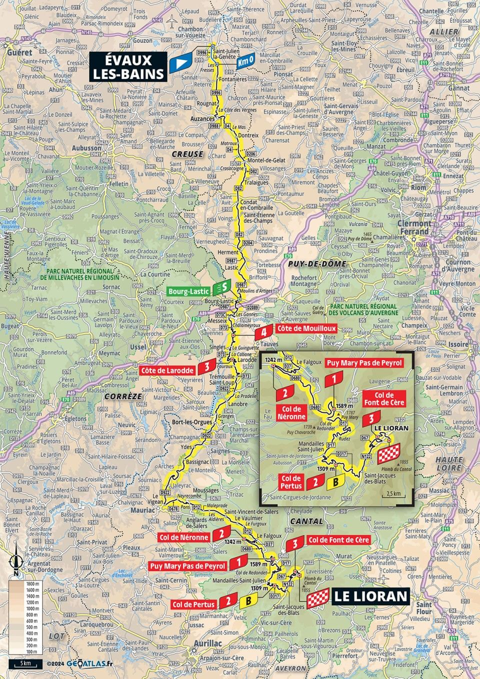 Tour de France 2024 S11: Old Rivals Clash, Vingegaard Prevails in Uphill Sprint Finish -illustration-3