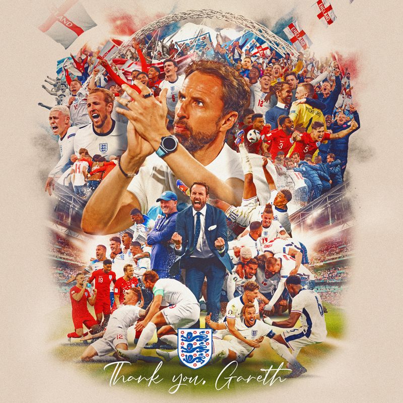 Southgate: It Was an Honor to Coach England, Now It’s Time for a New Chapter -illustration-