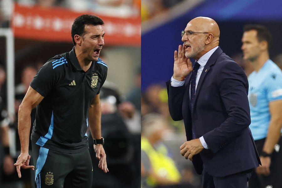 Can They Both Win on the Same Day? The Mentor-Disciple Story Between Scaloni and the Spanish Coach Before the Year-End -illustration-