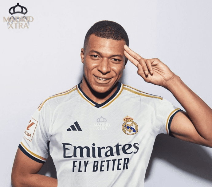 Mbappe to Wear Mask for Months After Euro 2020, Impacting Potential Real Madrid Performance -illustration-