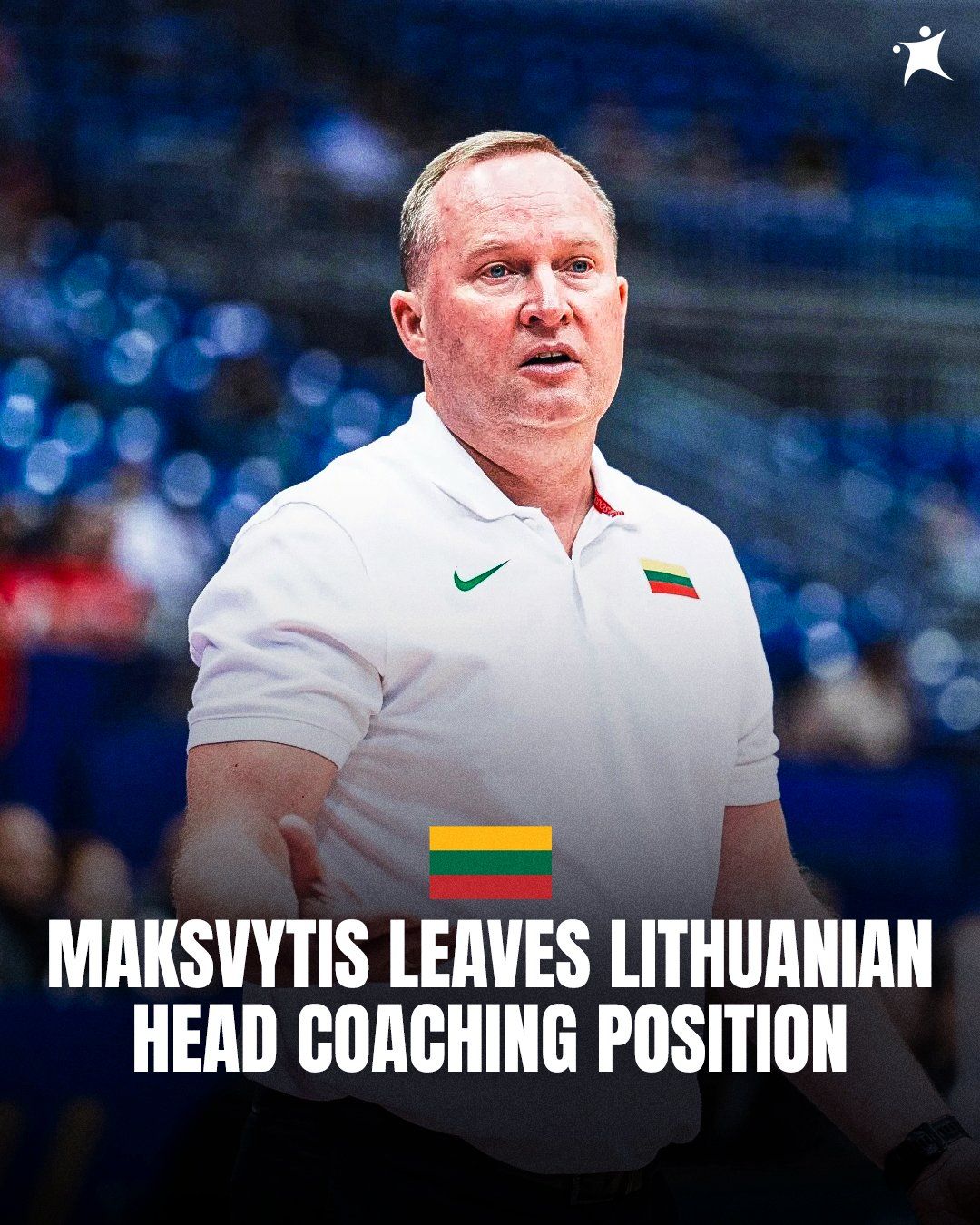 No Place in the Olympics! Lithuanian Head Coach Resigns Officially After Sixth Place Finish at Last Year’s FIBA World Cup -illustration-