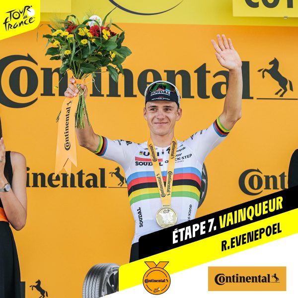 Tour de France S7 2024: Evenepoel Dominates Pogačar in Time Trial -illustration-