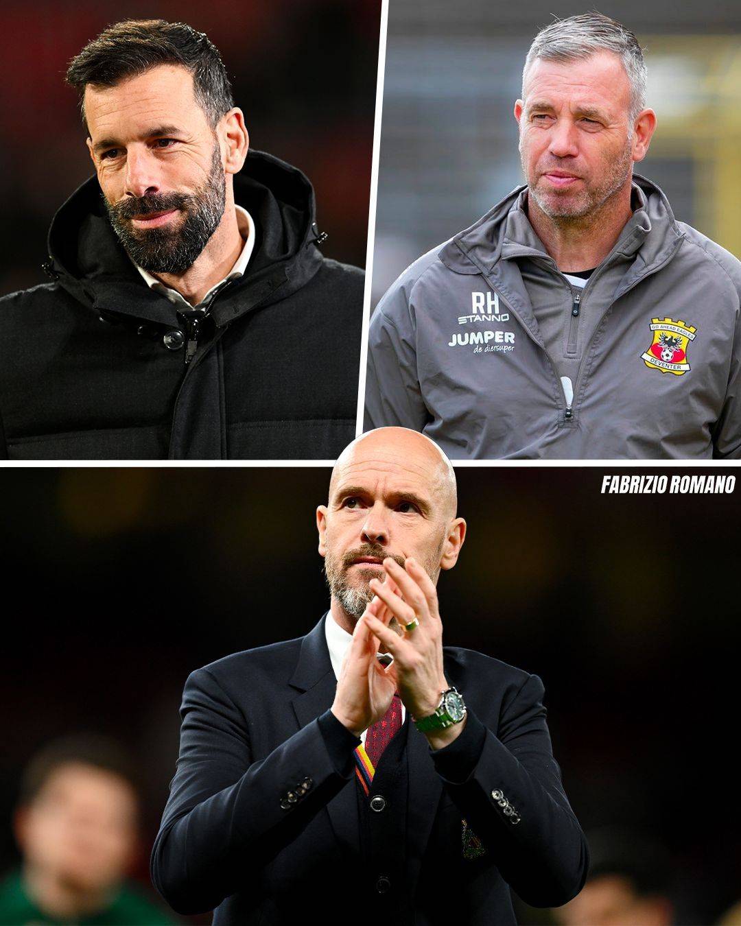 Romano: Manchester United set to sign Van Nistelrooy and Hake for Ten Hag’s coaching staff -illustration-