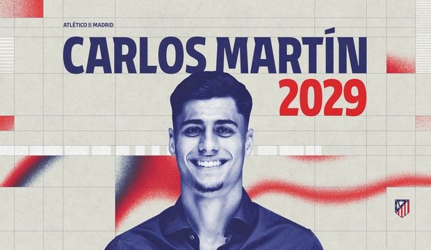 Official: Atlético de Madrid Extends Contract with Forward Carlos Martín Until 2029 -illustration-