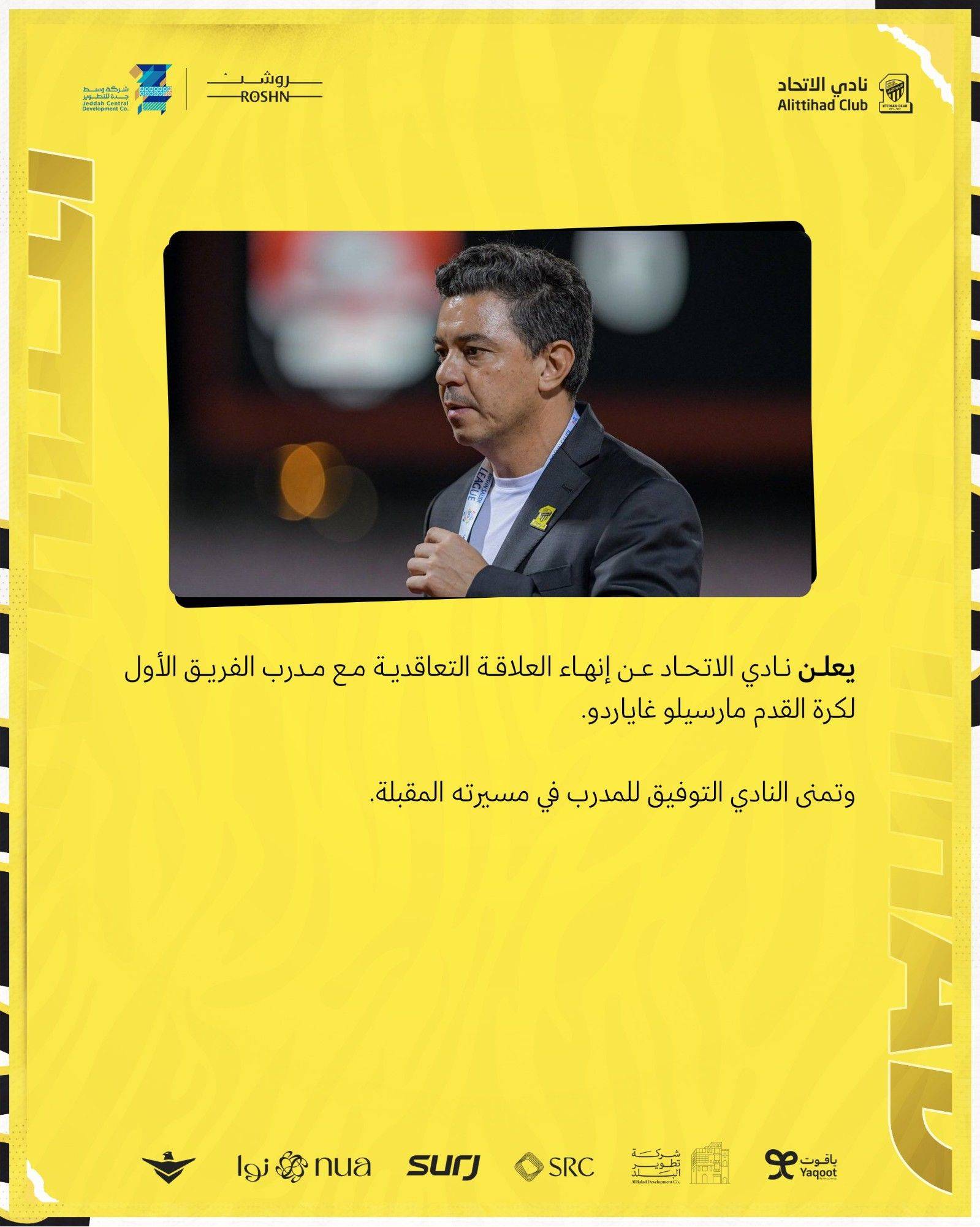 Official: Gerardo Gallardo Sacked as Al-Ittihad Jeddah Manager -illustration-