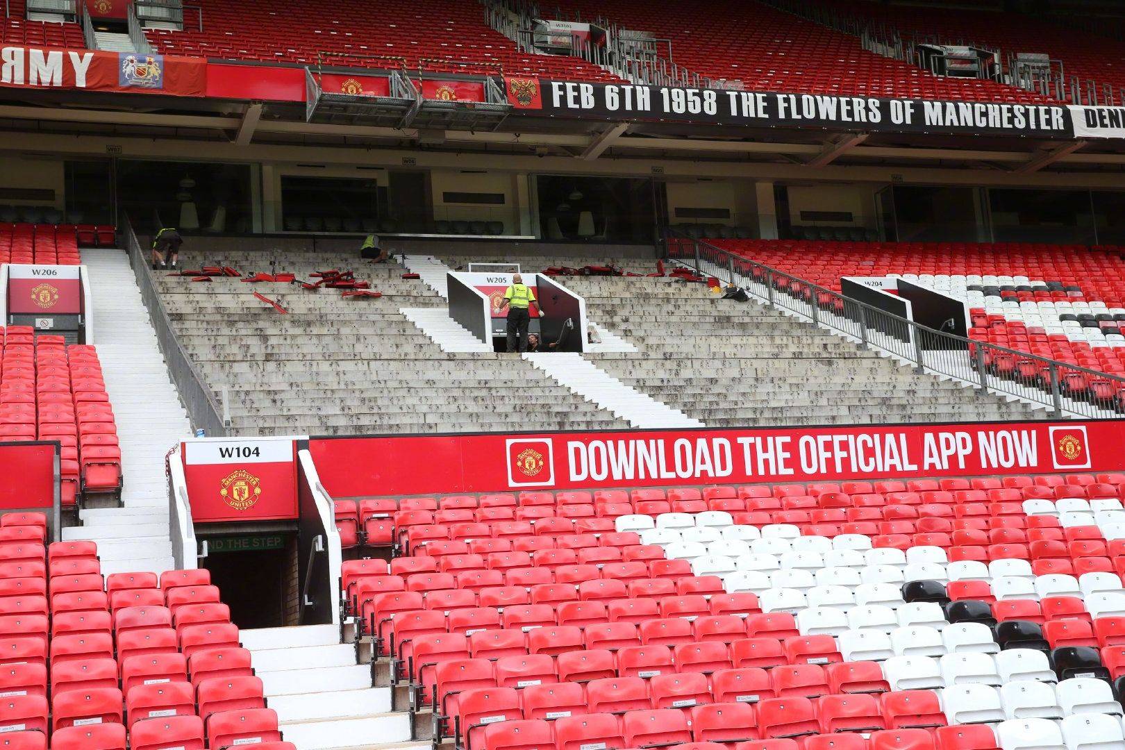 Manchester United Official: West Stand Renovation Works Commence -illustration-