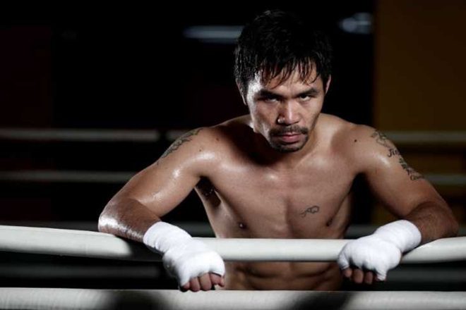 WBC Plans to Arbitrate Pacquiao for Vacant Welterweight Title -illustration-