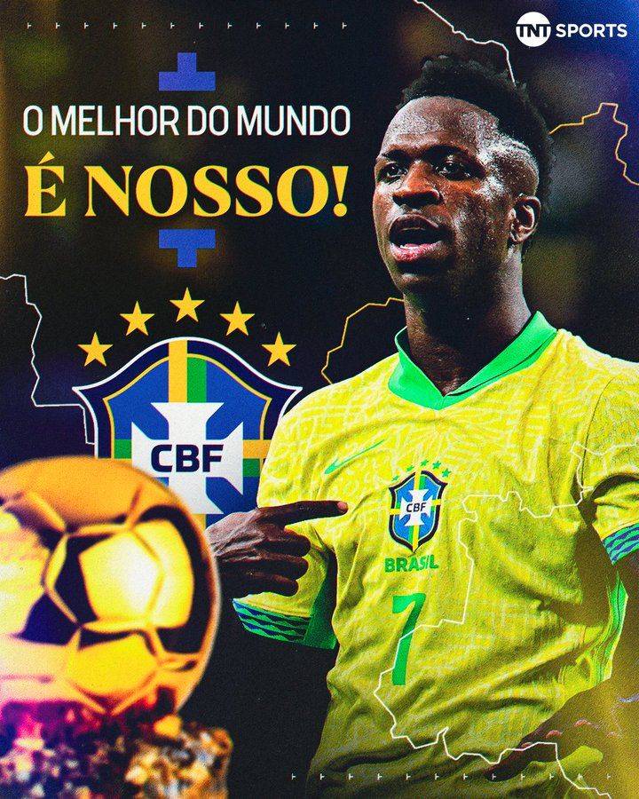 Brazilian Media Hails Vinícius: Best Player! Ready for the Ballon d’Or! -illustration-