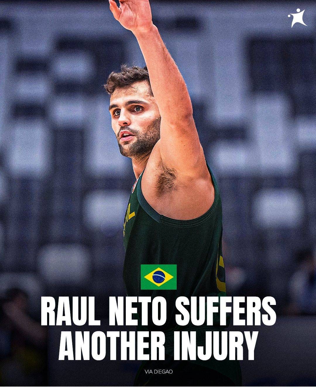 Brazil’s Key Player Vitor Benite Suffers Left Thigh Injury, Set to Miss Remaining Olympic Qualifying Tournament -illustration-