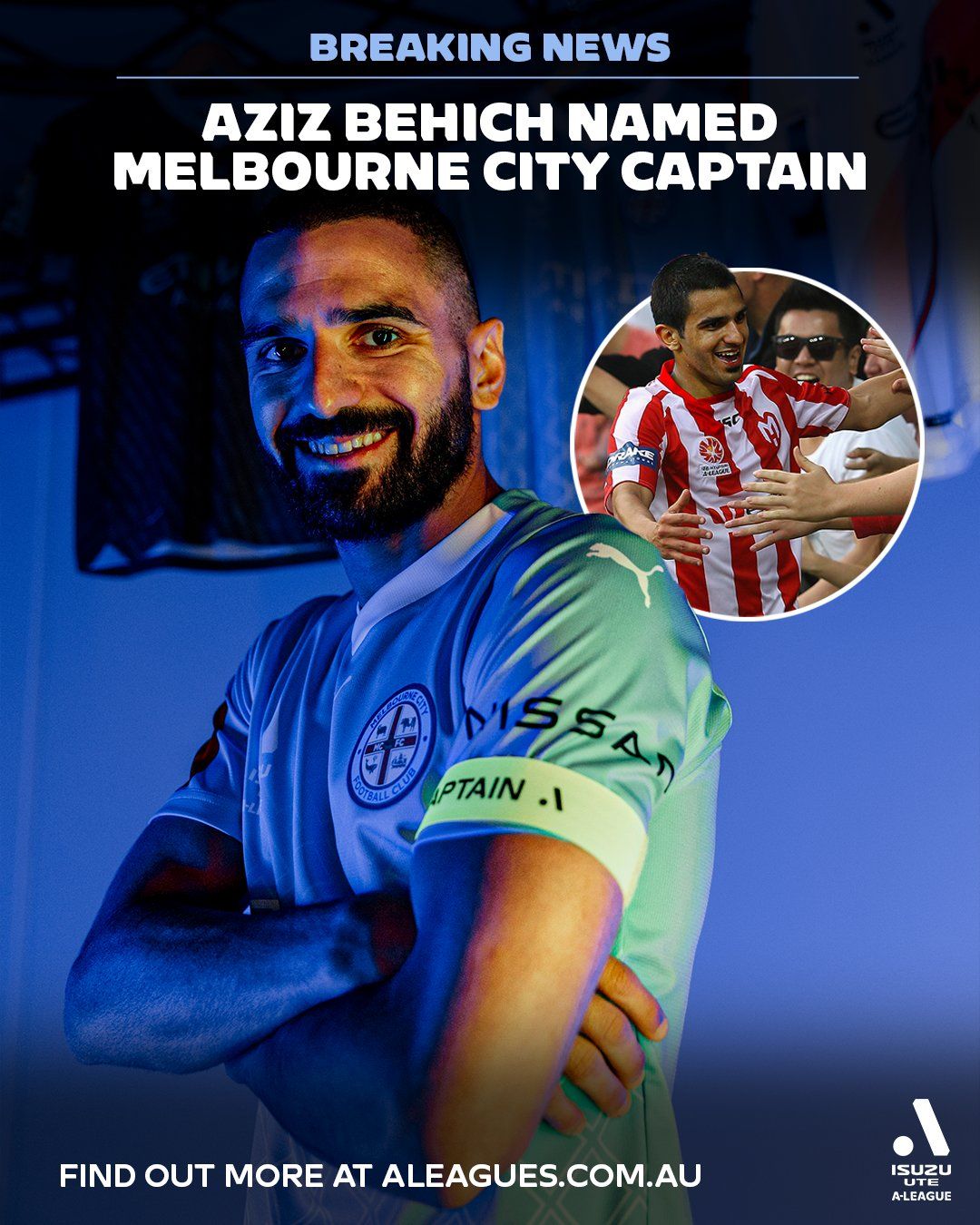 Melbourne City Official: Beich Named Captain for New Season, Leckie Appointed Vice-Captain -illustration-