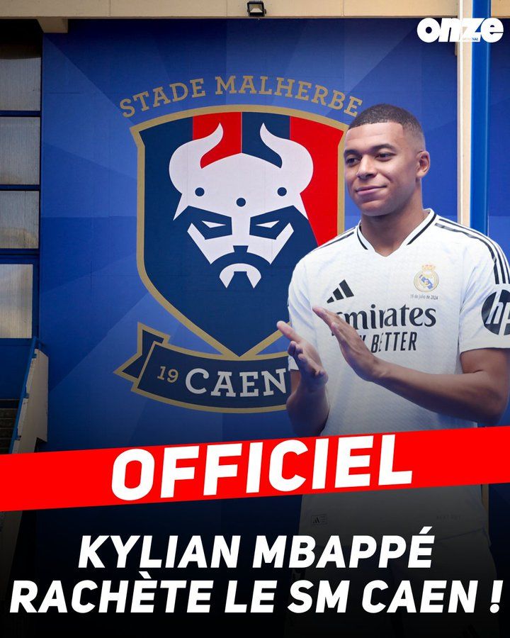 Caen Official: Acquisition Completed – Mbappé Becomes Major Shareholder of the Club -illustration-