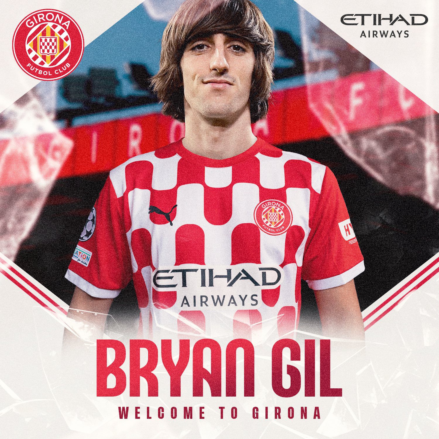 Official: Spurs Forward Gill Arrives in Girona, Set for a Year-Long Loan -illustration-