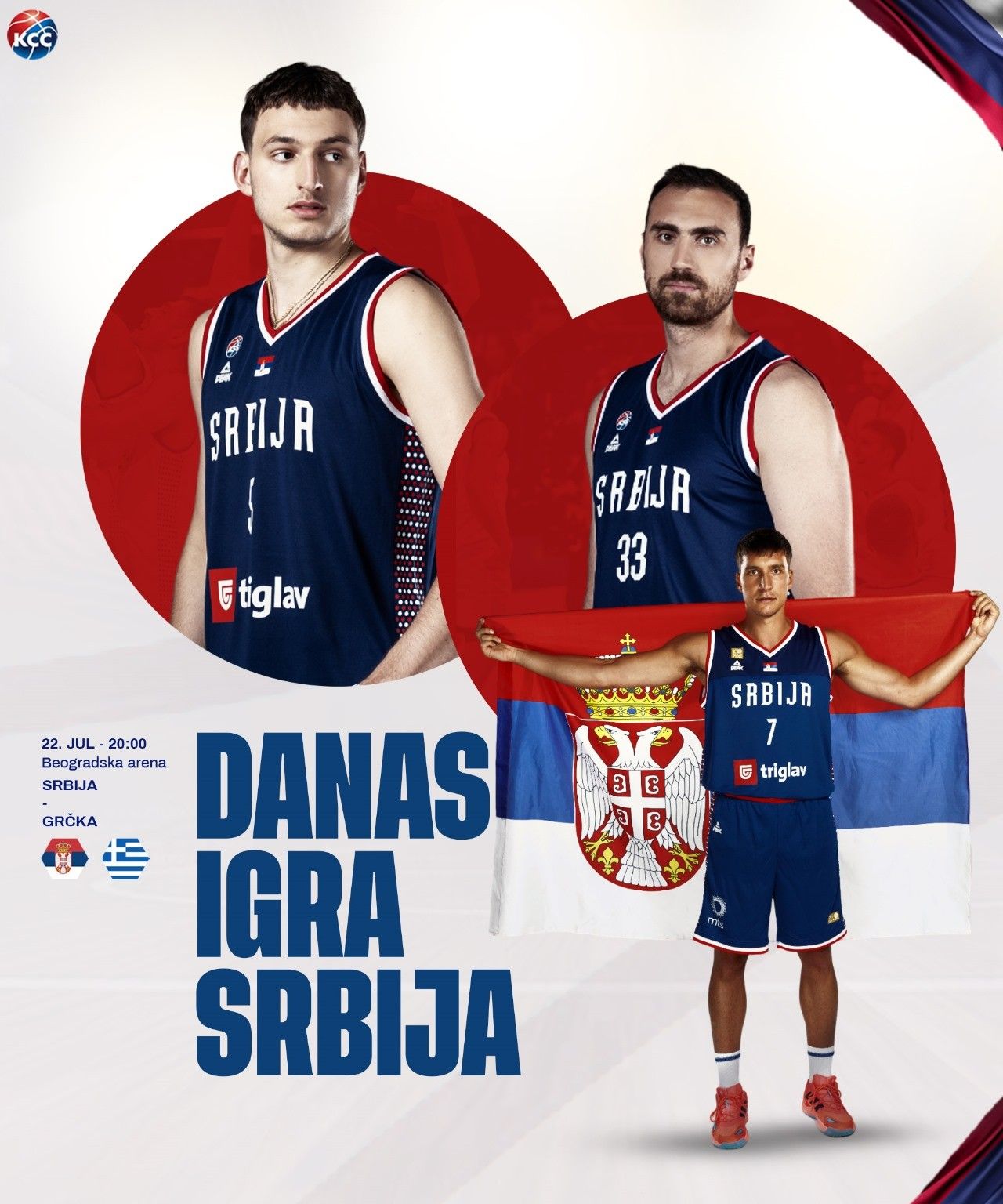 Serbia Officially Warms Up for Tomorrow’s Friendly Match Against Greece -illustration-