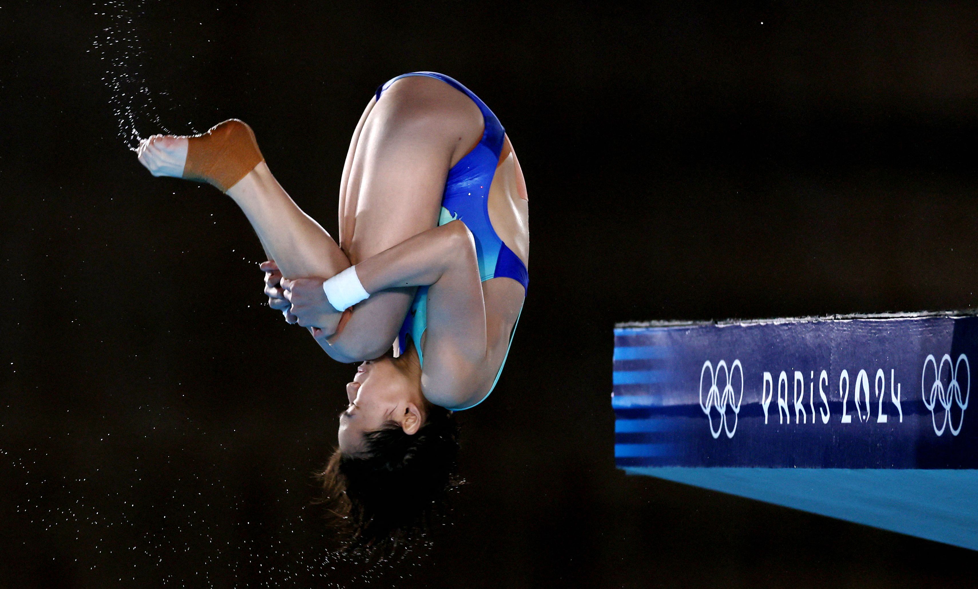 Women’s 10m Platform Diving Preliminary: Quan Hongchan and Chen Yuxi Lead by a Landslide, Advance to the Semifinals Together -illustration-