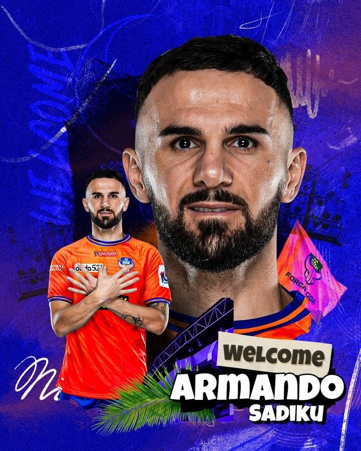 Official: FC Goa Signs Former Albanian International Sadiku -illustration-