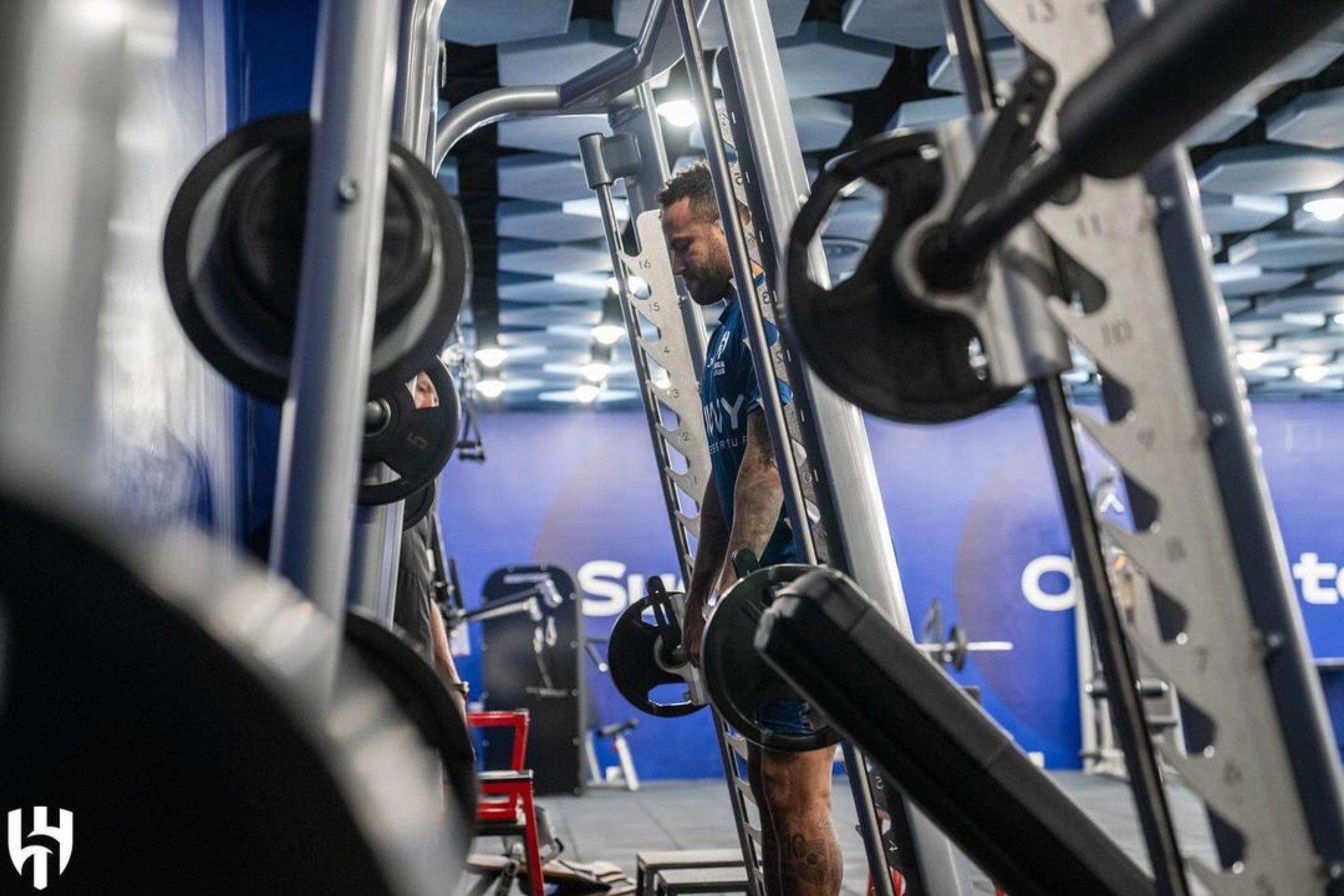 Missing Neymar? Brazilian Star Neymar Posts Gym Training Photos on Social Media with the Caption: Work -illustration-