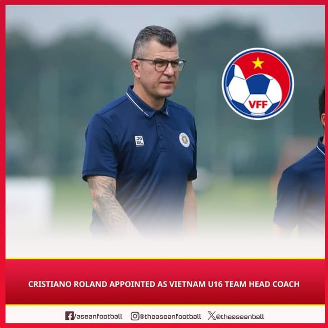 Official: Brazilian Cristiano Roland Appointed as Head Coach of Vietnam U16 Team -illustration-