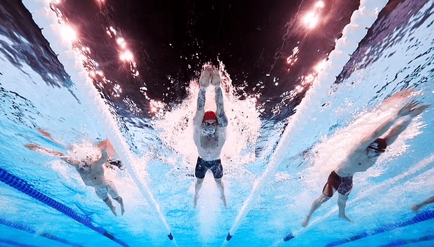 Shallow Paris Olympic Pool Leads to Slowest Men’s 100m Breaststroke Final in Years -illustration-