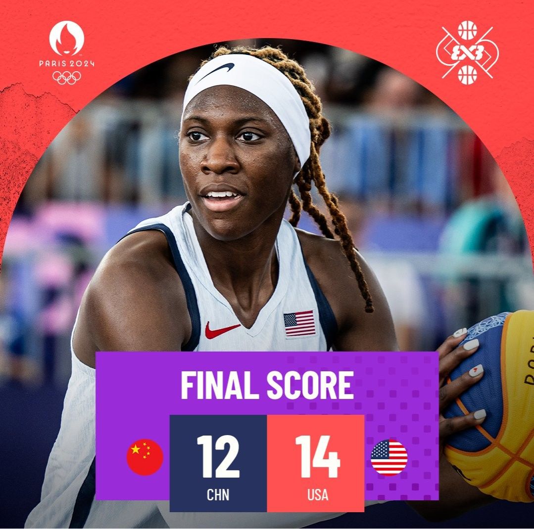 Three-on-Three Olympic Women’s Basketball: Zhang Zhiting Scores, China Falls to USA; Replays for a Second Battle with USA in the Repechage -illustration-