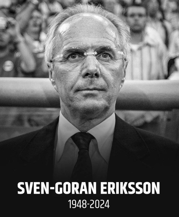 Mourning! Former England Manager Eriksson Passes Away at the Age of 76 Due to Illness -illustration-