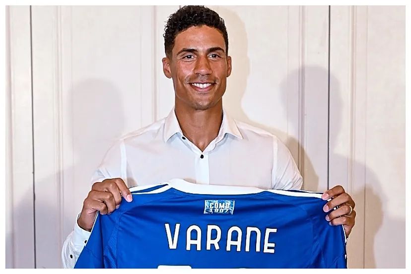 Como Club in Serie A Has Not Registered Varane for the League or Is Considering Terminating His Contract -illustration-