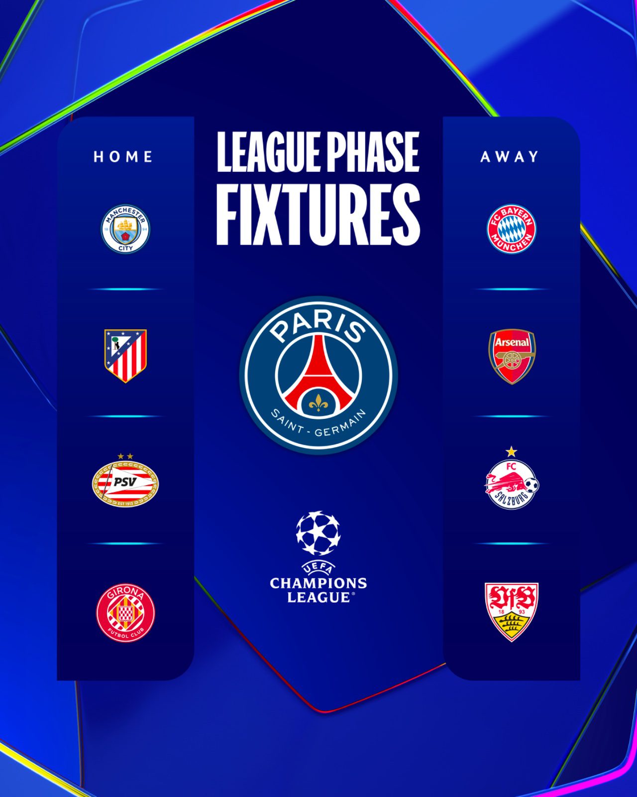 ESPN: Paris Saint-Germain Faces the Toughest UEFA Champions League Schedule, with One Opponent Being Last Season’s Strong Contender -illustration-