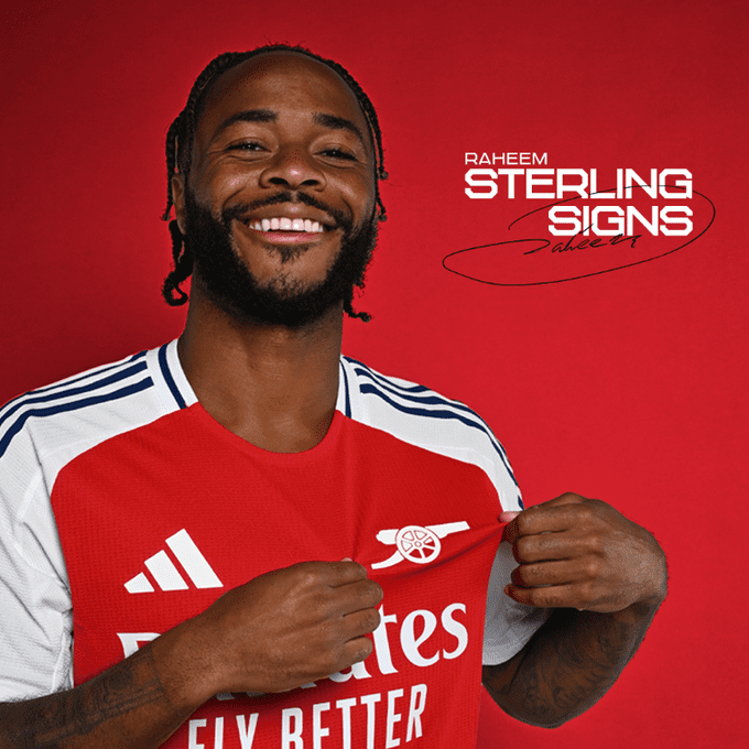 Official: Chelsea Forward Sterling Joins Arsenal on Loan -illustration-