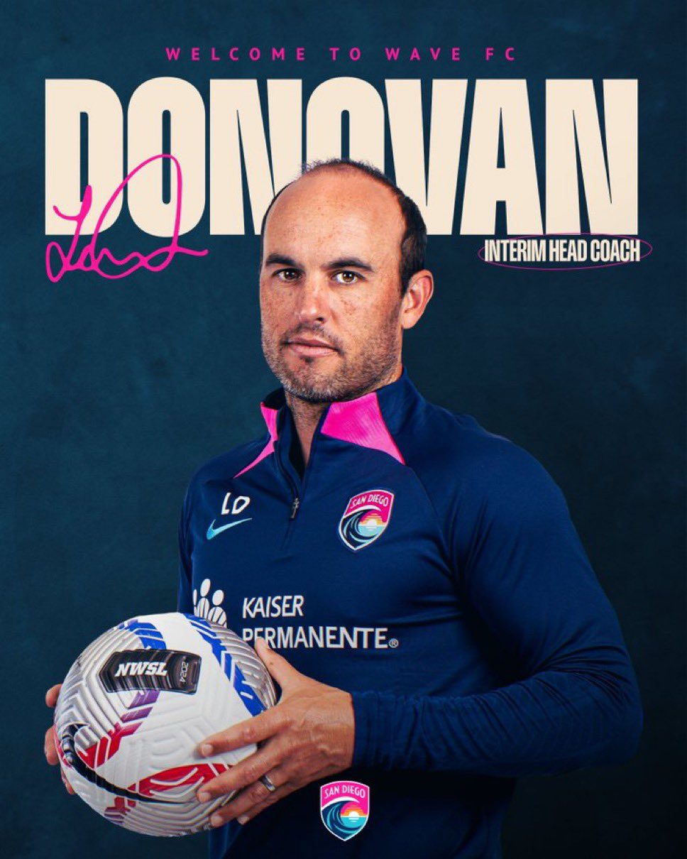 Official: US Legend Landon Donovan to Serve as Interim Head Coach for San Diego Wave FC -illustration-