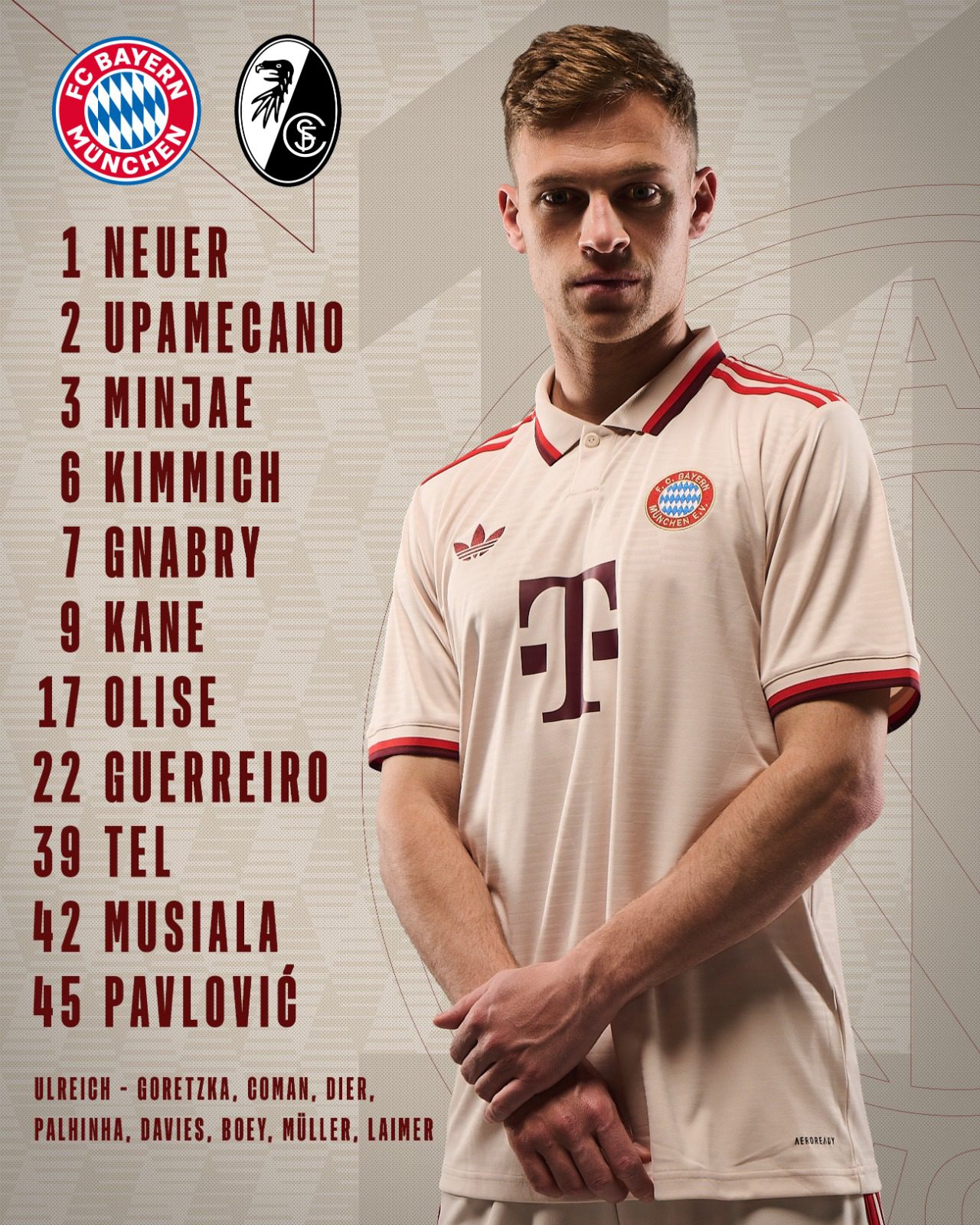 Bayern vs. Freiburg Starting Lineup: Ollis, Musiala Start -illustration-