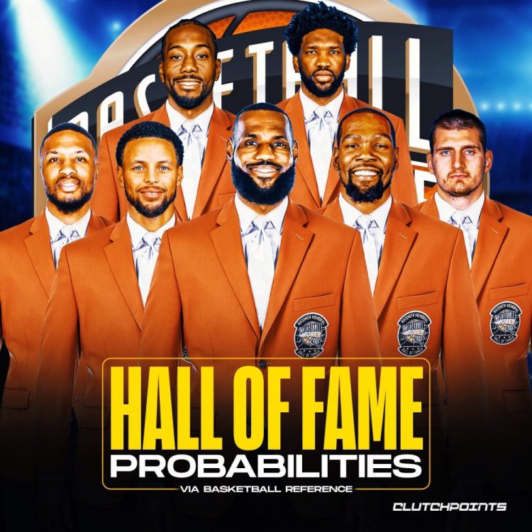 Lillard Over Jokic? US Media Displays Current Superstars’ Hall of Fame Probability: James & Curry & Durant 100% | Lillard 98.7% | Jokic 98% -illustration-