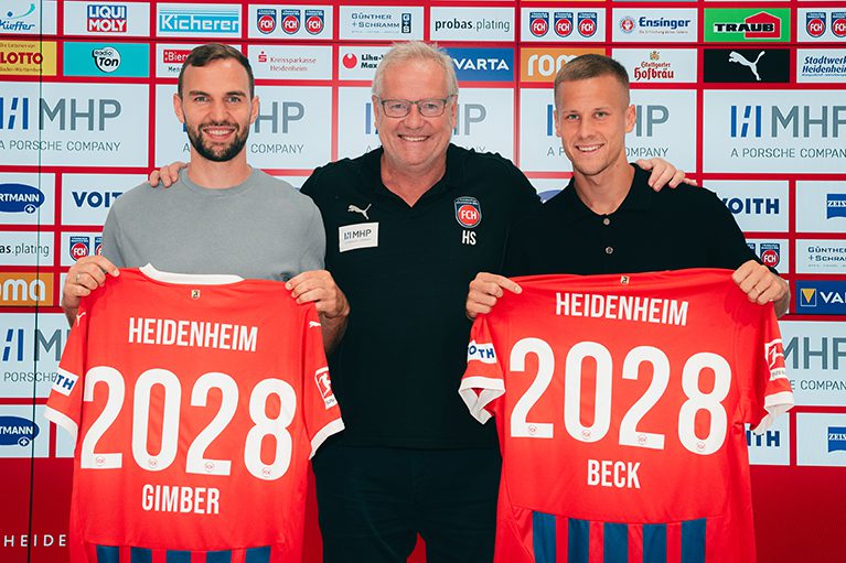 Official: FC Heidenheim Extends Contracts with Midfielder Beck & Defender Kimmerle Until 2028 -illustration-