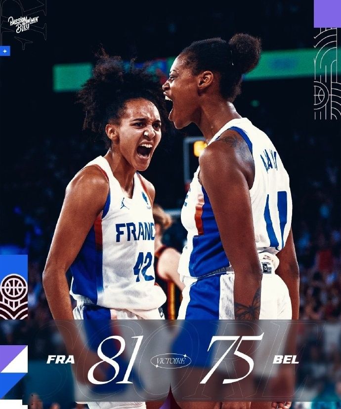 Did Their Best! Meesseman’s Points, Rebounds, Assists; Belgium’s Bench Combined Points & France’s Bench Points -illustration-