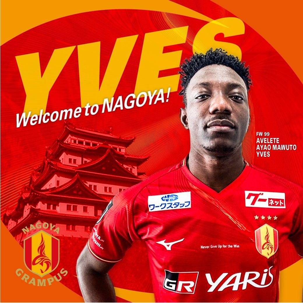 Official: Nagoya Grampus Signs Togolese Forward Maute -illustration-