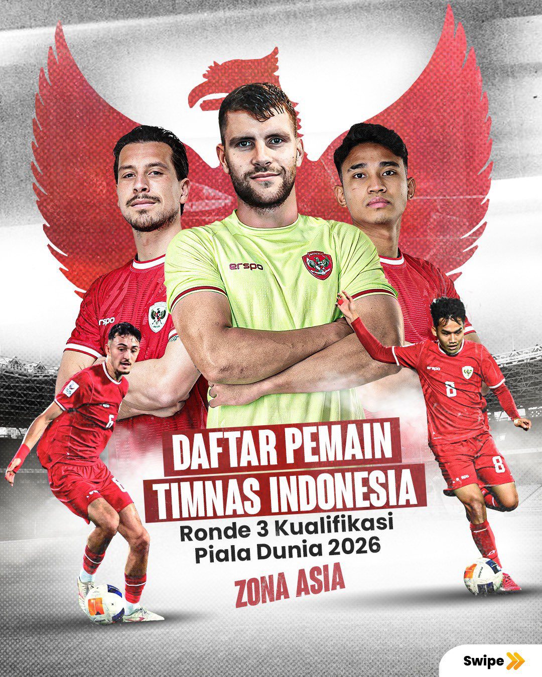 Indonesia Announces Squad for Strong Tournament: 11 Bi-National/Naturalized Players Included -illustration-