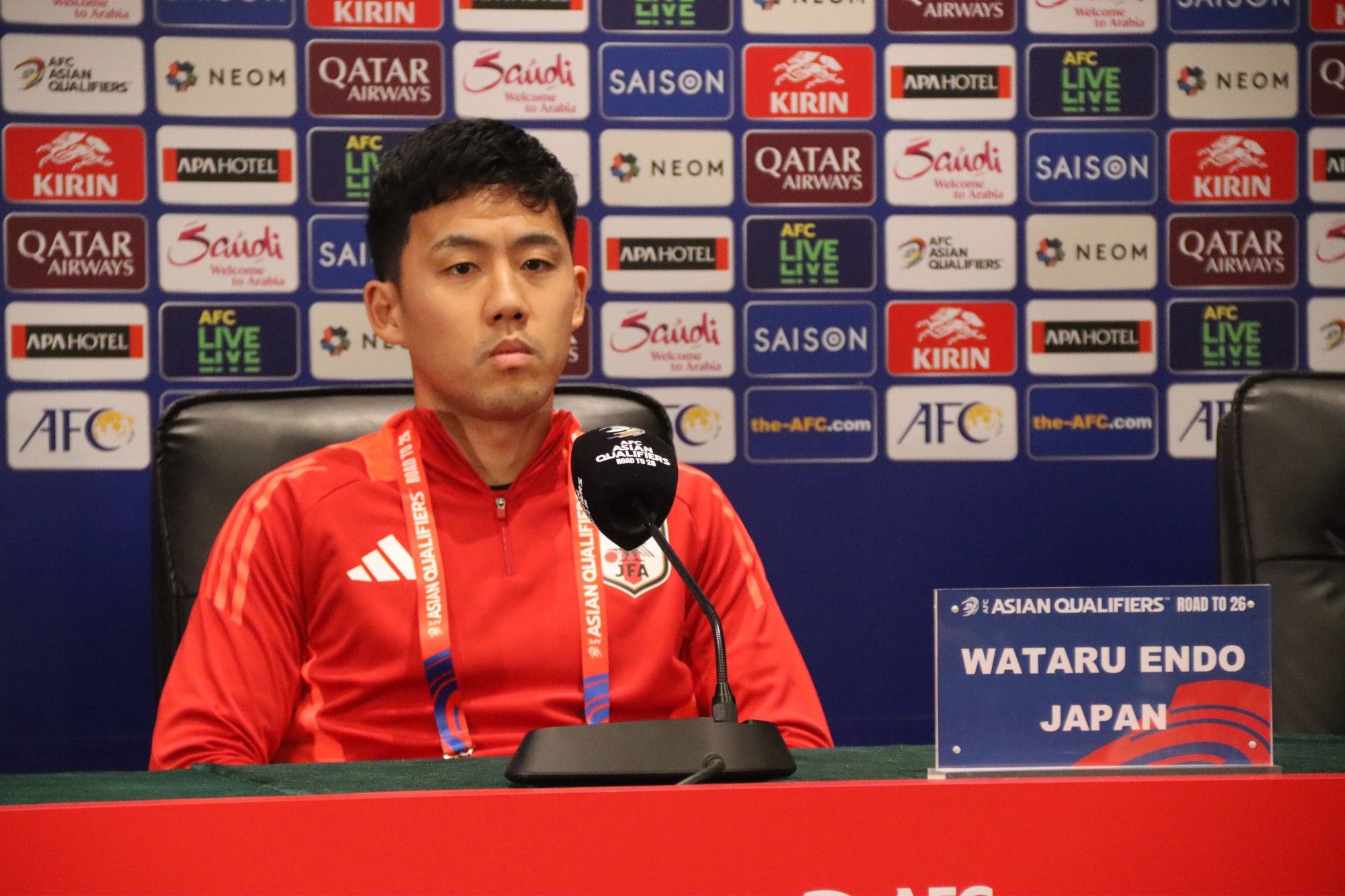 Morihara: A home victory has no bearing on tomorrow's match result; we will start anew