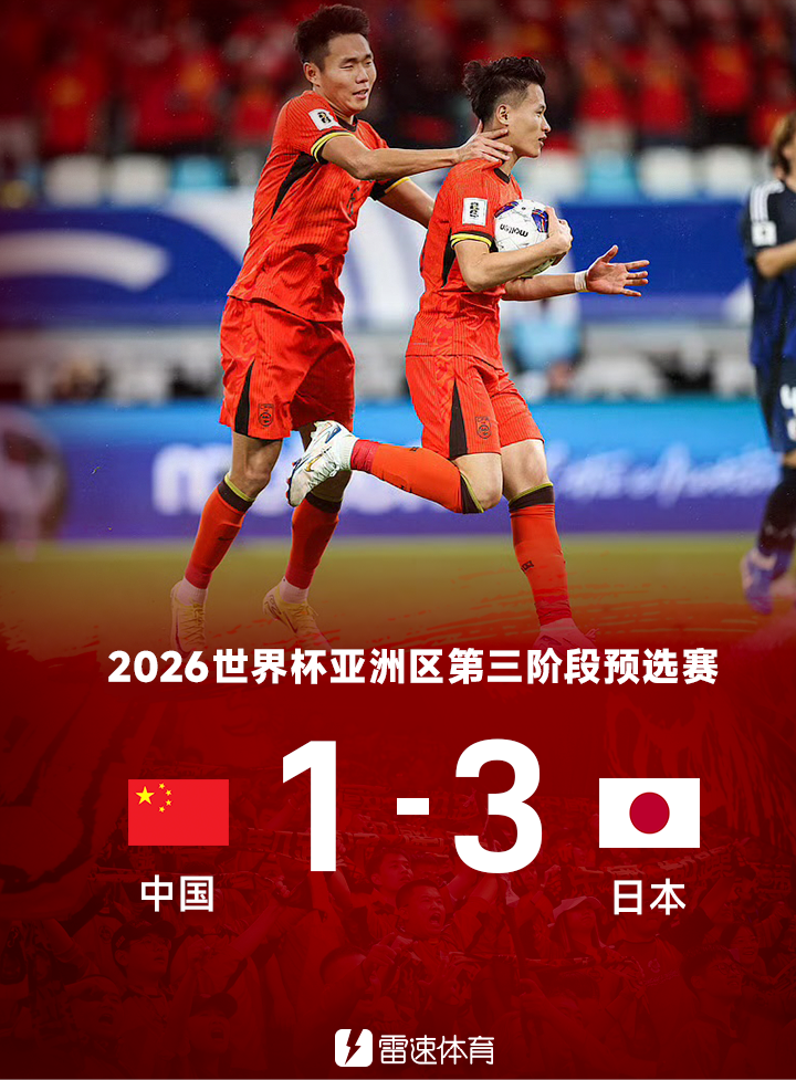 Morning News: China's National Team Loses to Japan, Temporarily at the Bottom of the Group