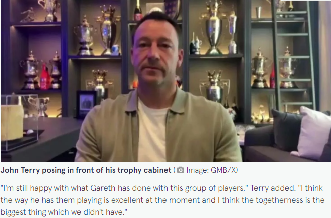 Terry's Controversial Interview in Front of Trophy Cabinet After England's Loss: Bastard! A Replica Bought with Money?