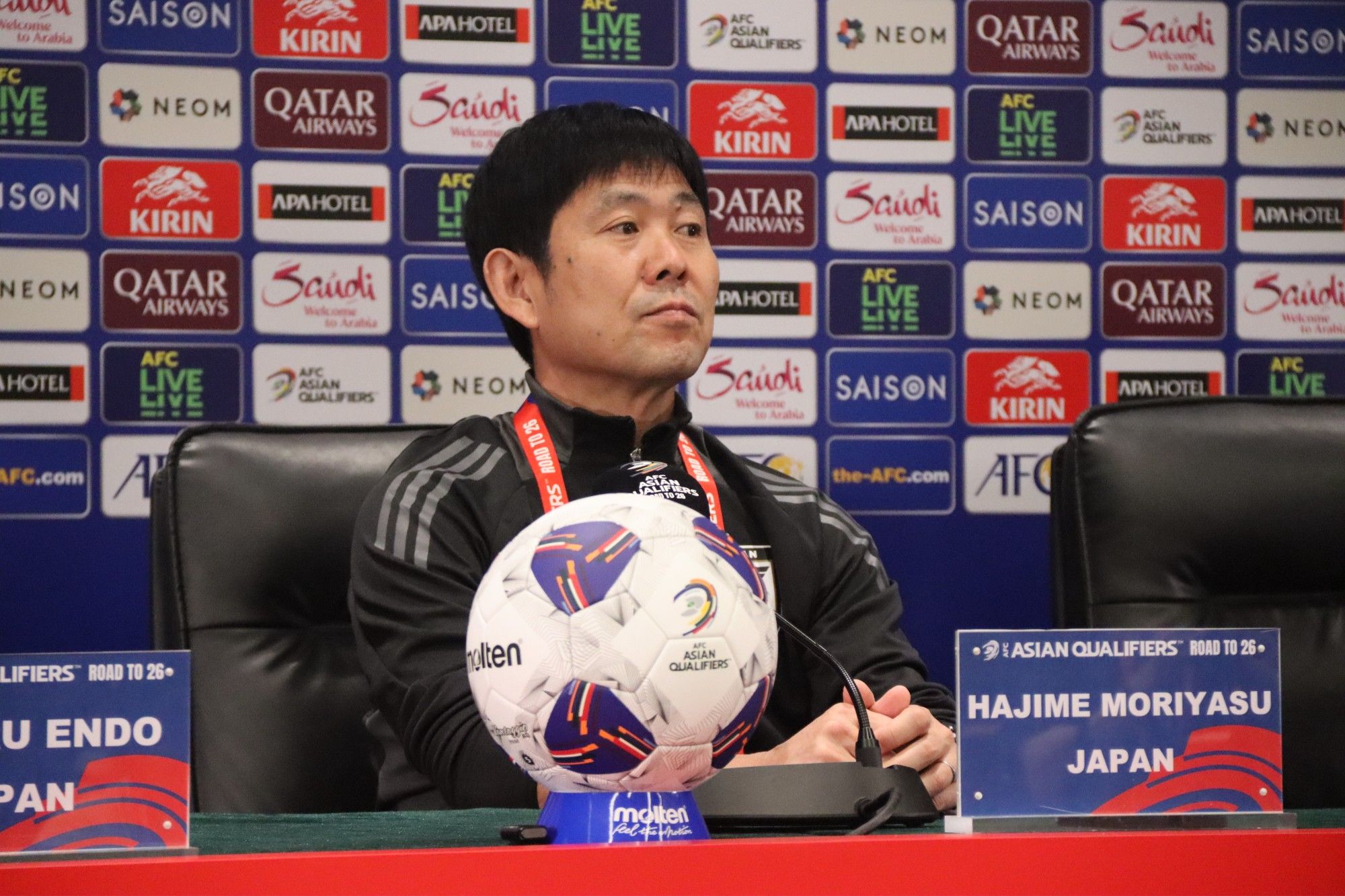 Morihara: A home victory has no bearing on tomorrow's match result; we will start anew