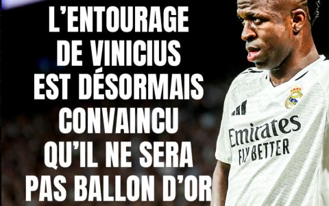 RMC: Vinícius Jr.’s Entourage Believes Player Unlikely to Win Ballon d’Or